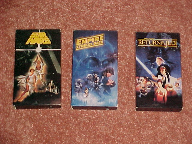 star wars vhs. Star Wars Trilogy VHS Paid: 